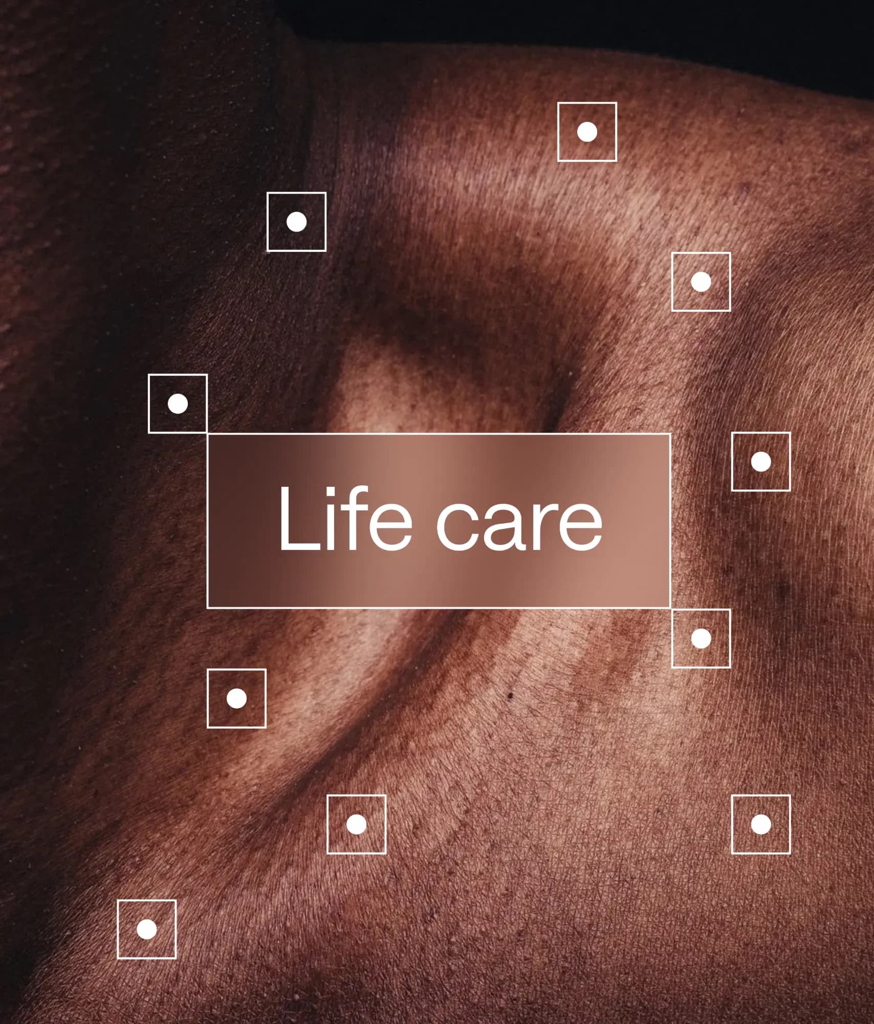 Life care skin close-up