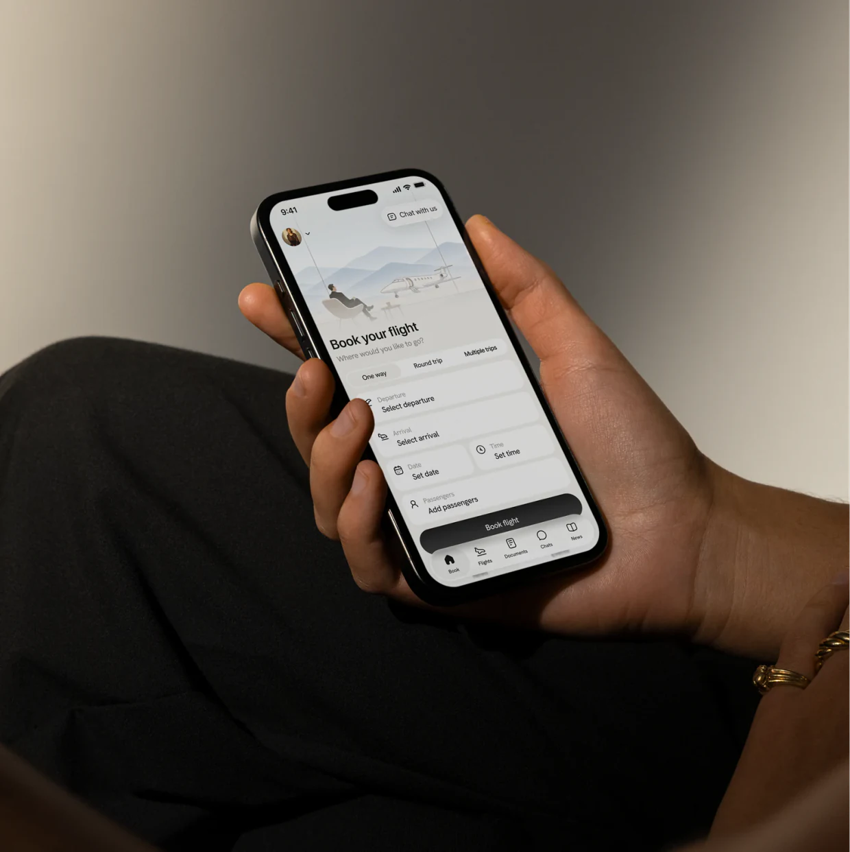 Jetfly: App: Fractional jet ownership & charter Europe